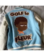 Tyler The Creator Varsity Jacket blue back