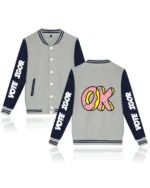 Tyler The Creator Varsity Jacket grey ok