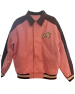Tyler The Creator Varsity Jacket pink golf