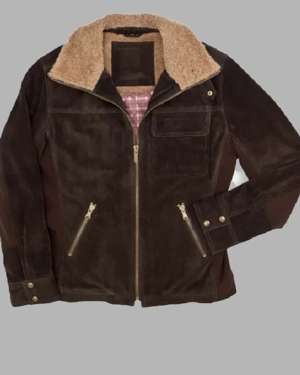 Ugg Belfast Suede Bomber Jacket