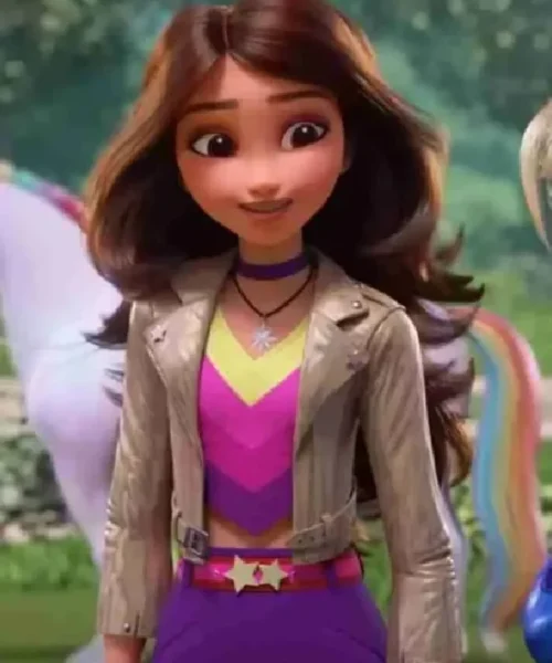 Unicorn Academy Sophia Mendoza Biker Leather Jacket