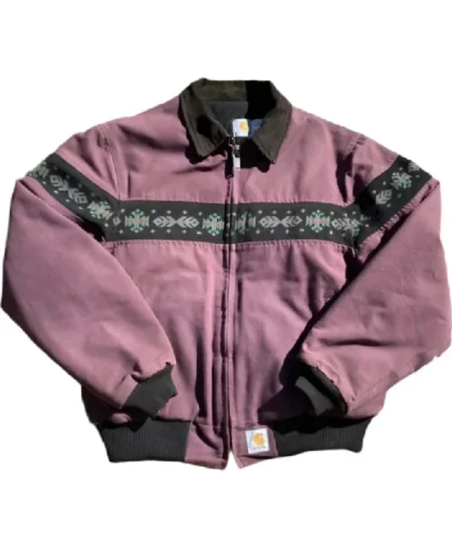 Vintage Carhartt Aztec Black Jacket