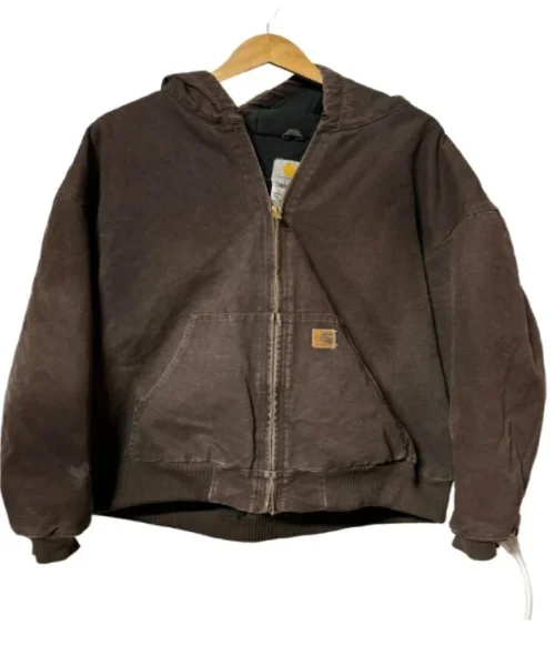 Vintage Carhartt Brown Hooded Jacket