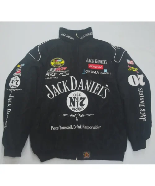 Vintage Racing Jacket Nascar Jack Daniels