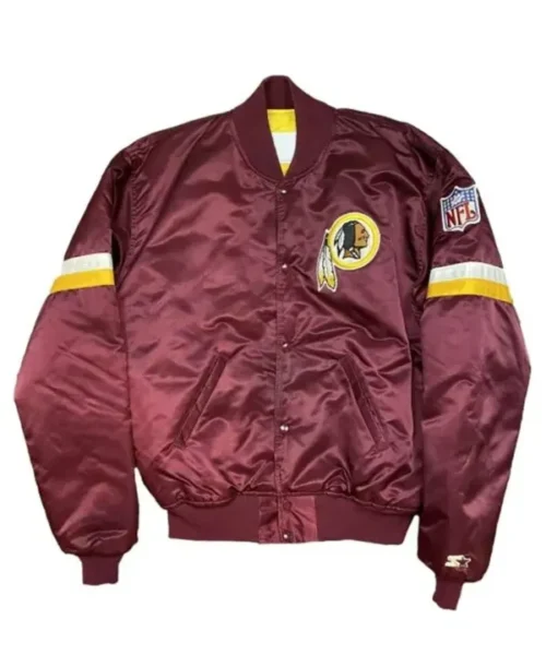 Vintage Washington Burgundy Satin Jacket