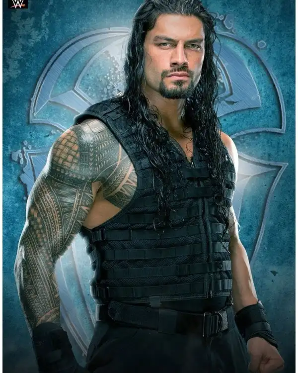 WWE Roman Reigns Tactical Black Vest