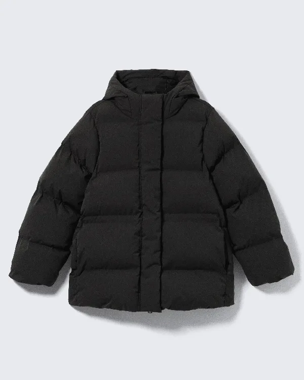 Weekday Black Waisted Puffer Jacket