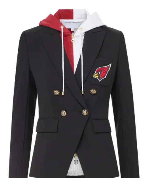 Women Arizona Cardinals Black Blazer
