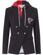 Women Atlanta Falcons Black Blazer