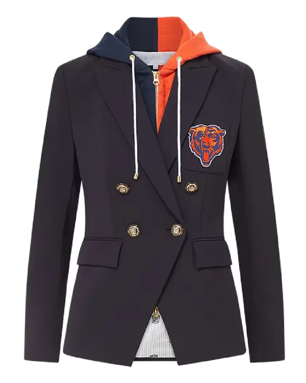 Women Chicago Bears Black Blazer