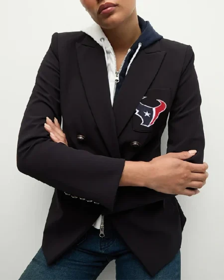 Women Houston Texans Black Blazer