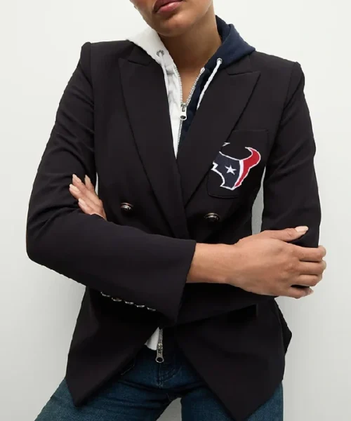 Women Houston Texans Black Blazer