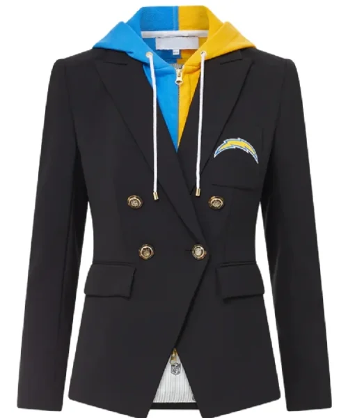 Women Los Angeles Chargers Black Blazer
