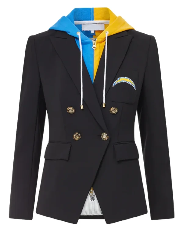Women Los Angeles Chargers Black Blazer