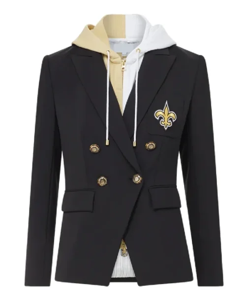 Women New Orleans Saints Black Blazer