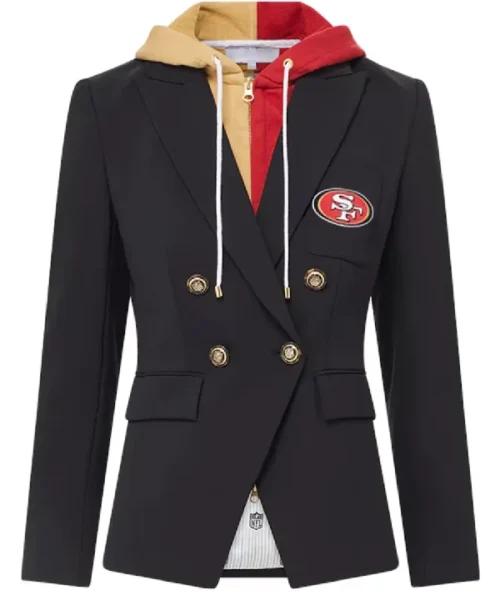 Women San Francisco 49ers Black Blazer