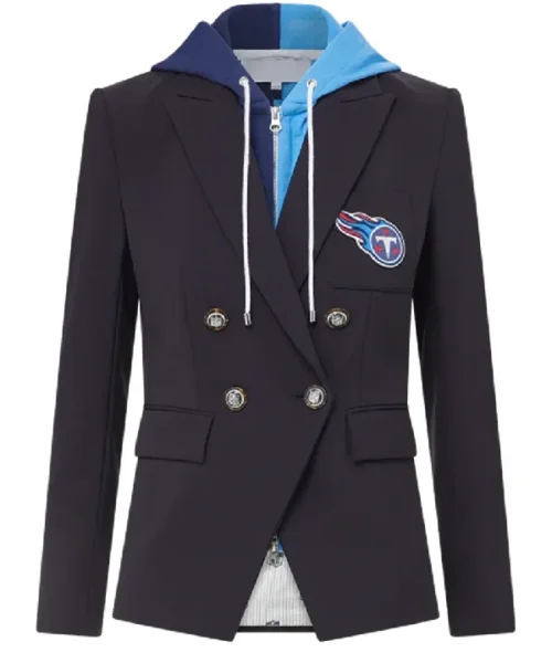 Women Tennessee Titans Black Blazer