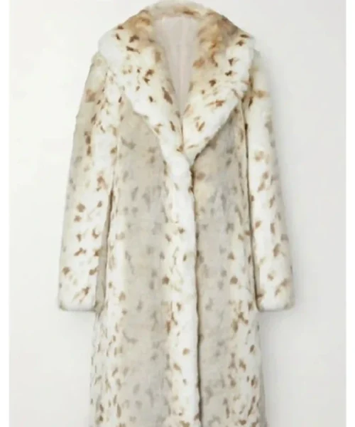 Yellowstone S04 Beth Dutton Faux Fur Leopard Coat