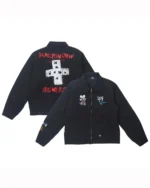 +44 Steadman Stars Zip Up Quilted Jacket