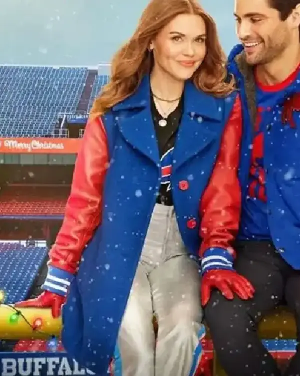A Bills Love Story Holland Roden Blue and Red Coat