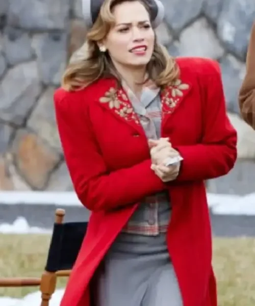 A Biltmore Christmas Bethany Joy Lenz Red Coat