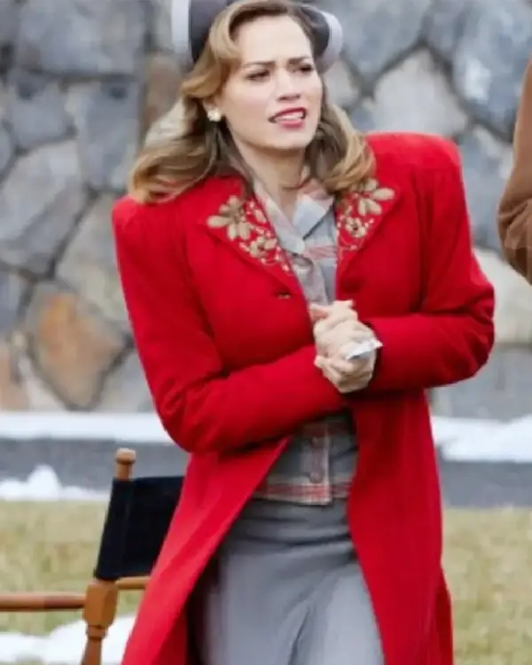 A Biltmore Christmas Bethany Joy Lenz Red Coat