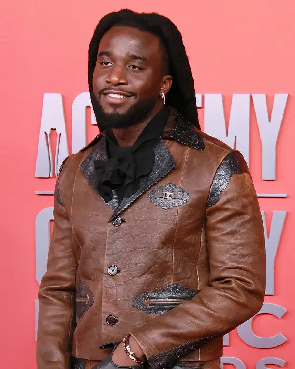 Academy Country Music Awards Shaboozey Leather Jacket sale