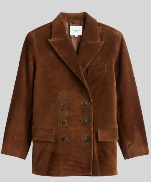 Alexa Chung Madewell Suede Blazer