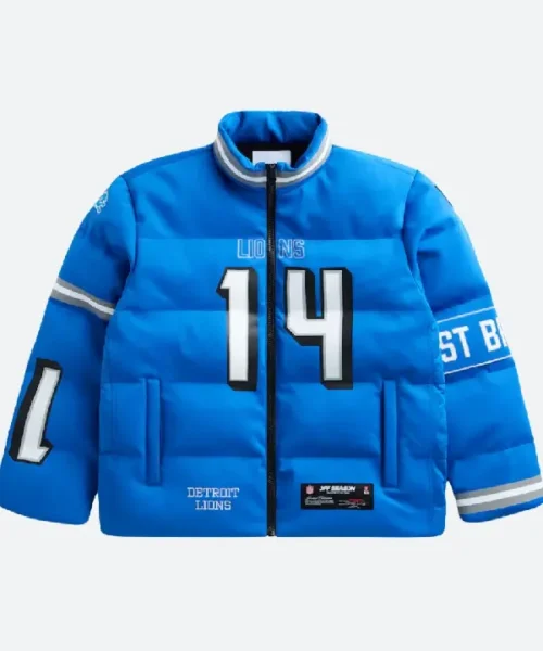Amon Ra St Brown Detroit Lions Off Season Puffer Jacket