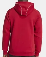 Atlanta United FC Adidas 2025 Travel Red Pullover Hoodie for Men and Women