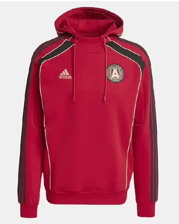 Atlanta United FC Adidas Red Travel Hoodie