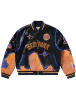 BBC X Jeff Hamilton Knicks Varsity Jacket