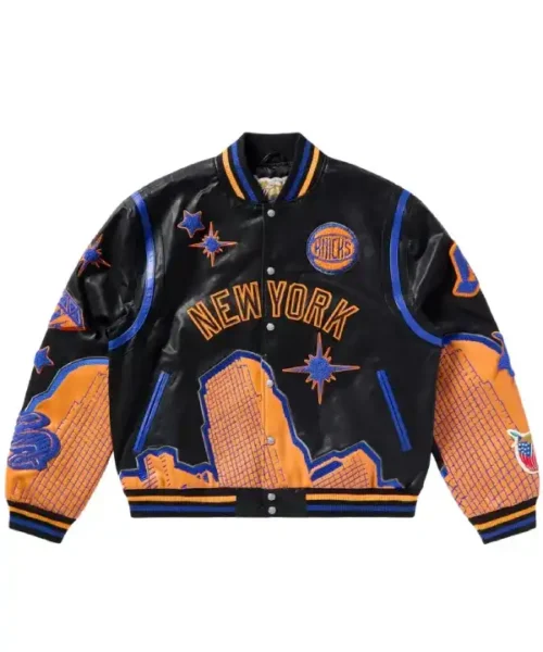 BBC X Jeff Hamilton Knicks Varsity Jacket