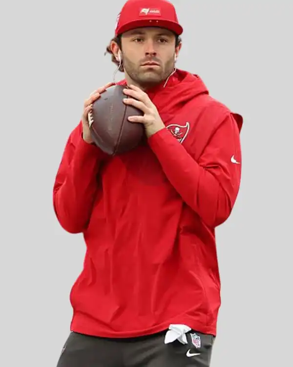 Baker Mayfield Buccaneers Sideline Anorak Hoodie Jacket