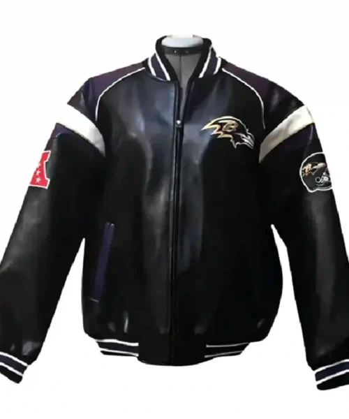 Bartolemo Baltimore Ravens Leather Jacket