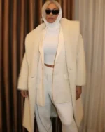 Beyonce White Coat_