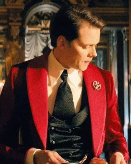 Bill Skarsgård Red Blazer