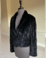Black Mink Fur Jacket