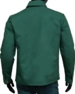 Brad Pitt Bullet Train Ladybug Cotton Green Jacket