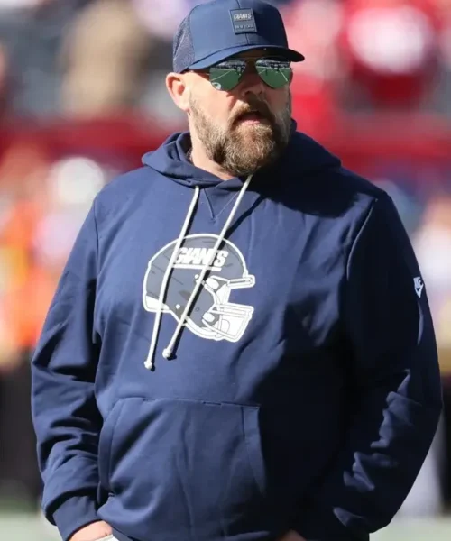 Brian Daboll New York Giants Blue Nike Hoodie