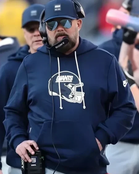 Brian Daboll New York Giants Blue Nike Hoodie sale