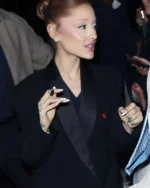 Buy Ariana Grande Row’s Erdene Black Virgin Wool Coat