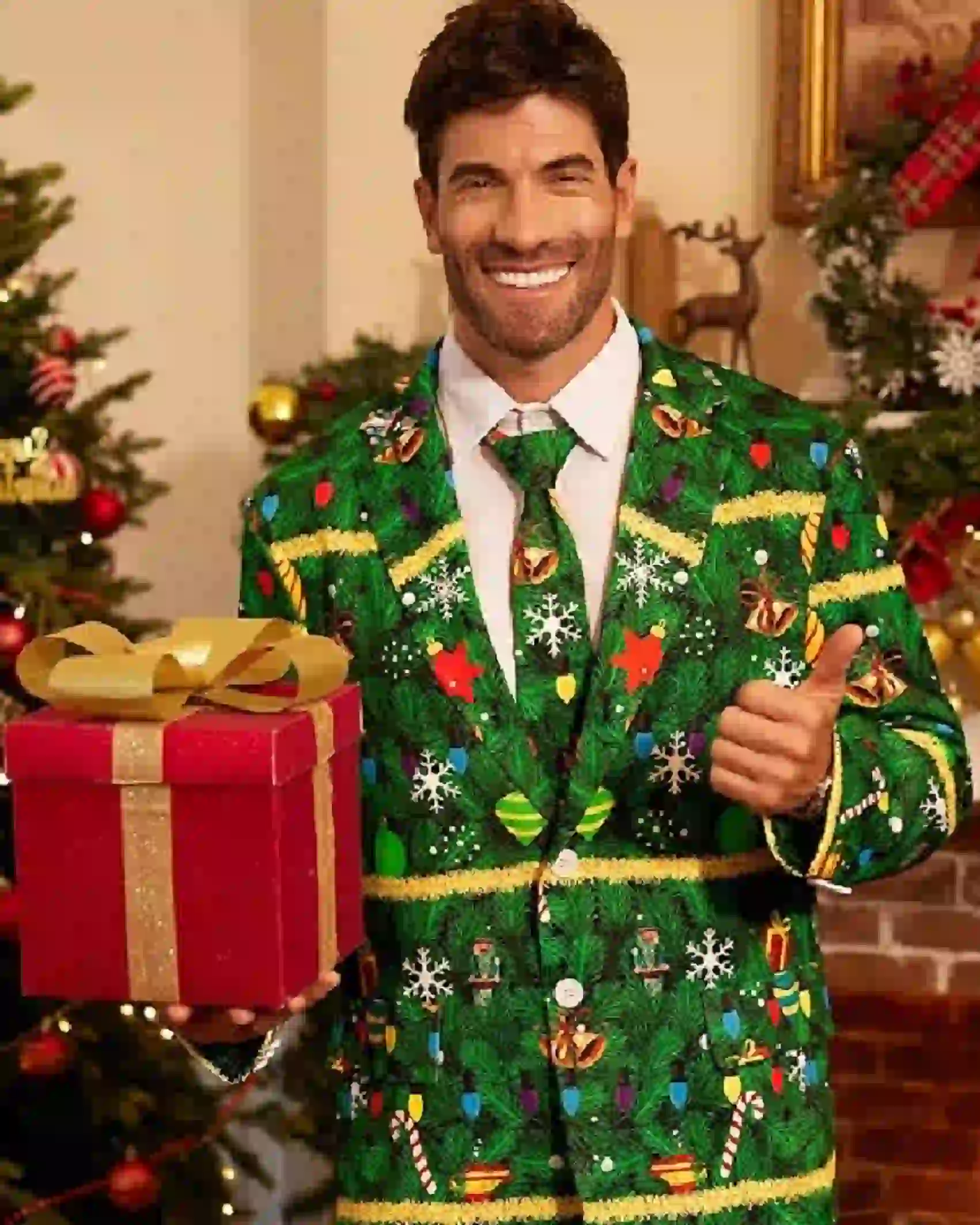 Buy Arvilhill Men's Christmas Blazer Festive Christmas Jacket For Sale