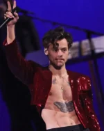 Buy Brit Awards Harry Styles Red Sequin Jacket sale
