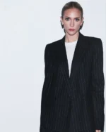Buy Brittany Snow Fyc Event Of The Beast In Me Black Pinstripe Blazer