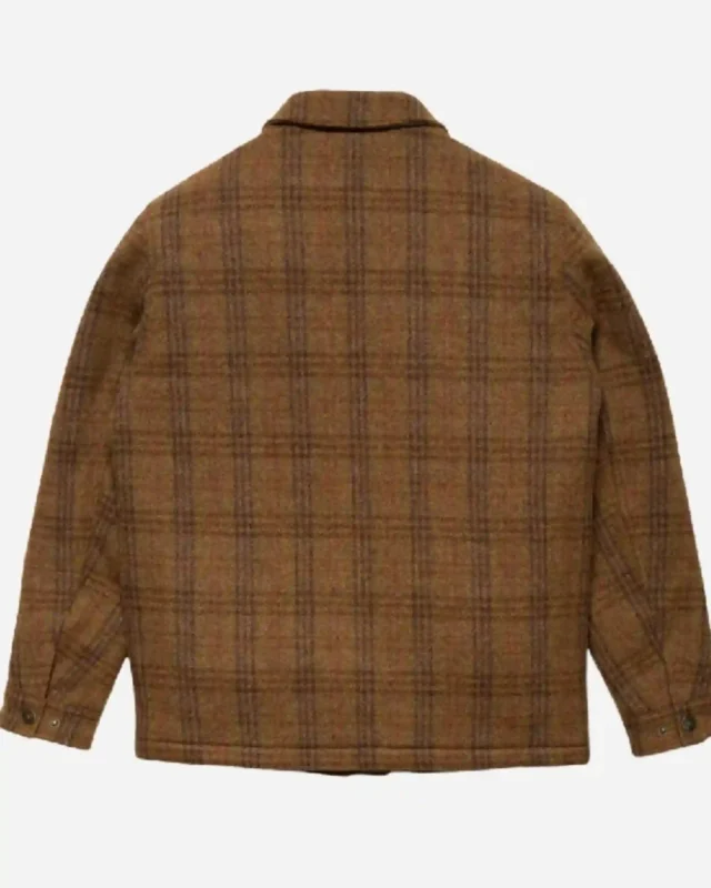 Buy Buffalo Jackson Aberdeen Brown Button & Zipper Wool Jacket Sale