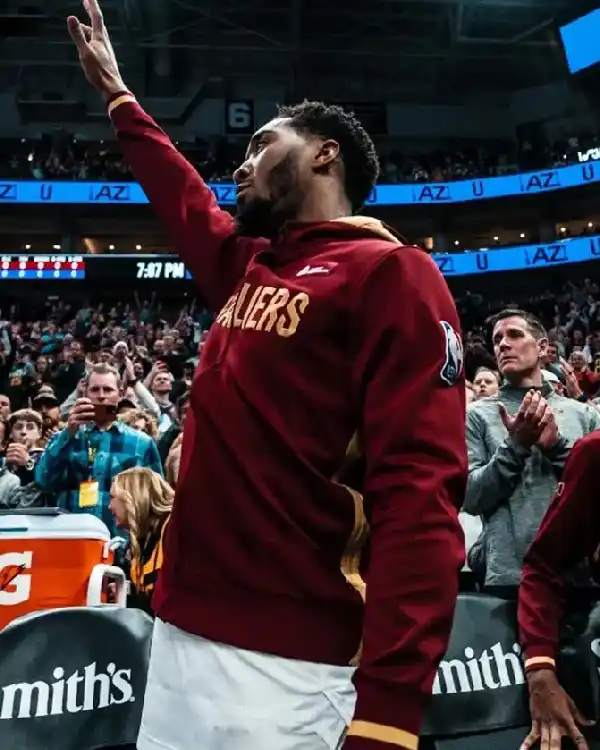 Buy Donovan Mitchell Cleveland Cavaliers 2023 Fan Hoodie Sale