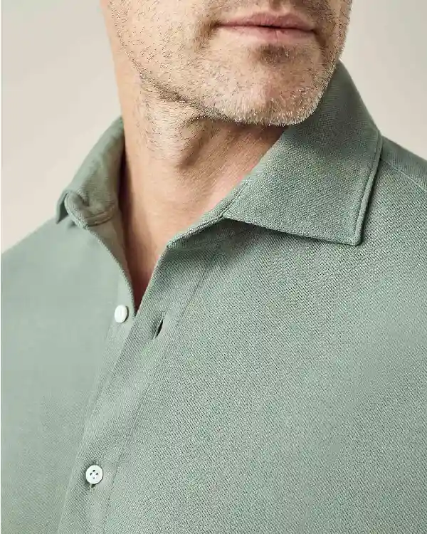 Buy F1 Movie Brad Pitt Green Shirt Sale Collar