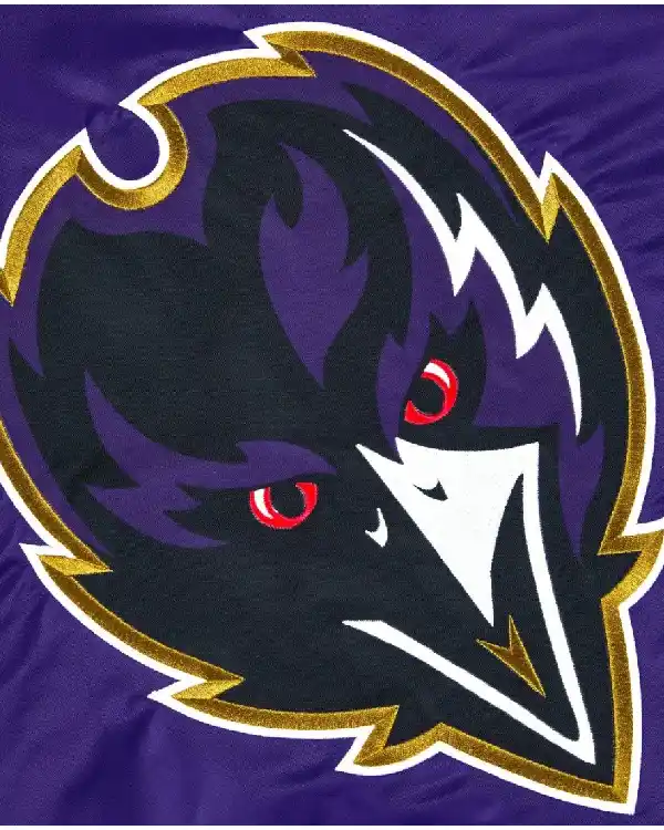 Buy Golf Wang NFL Baltimore Ravens Purple Full-Snap Satin Bomber Jacket sale