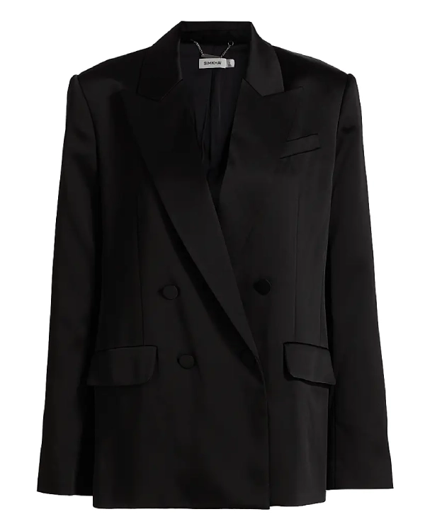 Buy Kate Winslet’s Black Satin Blazer